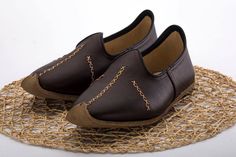 Handmade genuine leather custom made unisex adult shoes. Every size available. Fits for men and for women. #leathershoes #medievalshoes #sandals #mensandals #womensandals #vikingshoes #flats #handmadeshoes #hippieshoes Traditional Brown Hand-stitched Moccasins, Traditional Leather Loafers, Traditional Brown Moccasins For Festival, Traditional Brown Moccasins With Round Toe, Round Toe Leather Shoes For Festivals, Traditional Brown Moccasins With Stitched Sole, Traditional Moccasins With Stitched Sole, Traditional Plain Toe Leather Shoes, Traditional Brown Leather Shoes With Rubber Sole