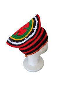 The Bamenda Toghu caps are made predominantly of different colors of wool threads. It's worn by both men and women to formal functions Slouchy Hats, Wool Thread, Slouchy Hat, Costume Hats, Caps Hats, Accessories Hats, Multi Color, Men And Women, Wool