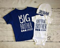 Big brother little brother shirts set personalized brother shirts/Big bro little bro/Baby shower gif Blue T-shirt For Gender Reveal On Father's Day, Family Matching Personalized Blue T-shirt, Blue T-shirt For Father's Day Gender Reveal, Customizable Cute Blue T-shirt, Customizable Blue T-shirt, Cute Customizable Blue T-shirt, Blue Customizable T-shirt For Family Matching, Blue Family Matching T-shirt For Gift, Blue Family Matching T-shirt As Gift