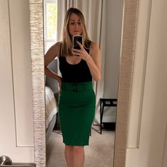 Beautiful, Bright Green Pencil Skirt. Bought At Ann Taylor And Worn Once. Green Pencil Skirts, Green Skirt, Ann Taylor, Pencil Skirt, Womens Skirt, Green, Women Shopping, Color