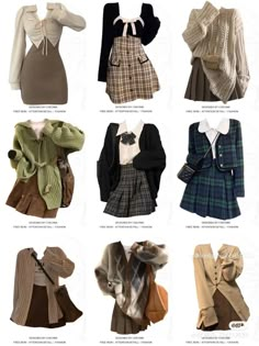 Cute Outfits Simple, Dark Academia Outfits, Dark Academia Outfit, Academia Clothes, Academia Outfits, Anime School, Cosplay Kawaii, Girl Cat