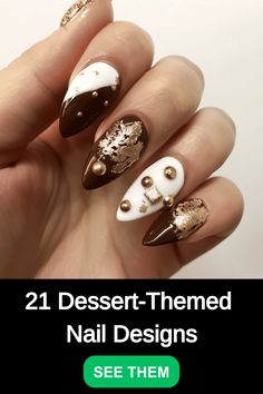 Prepare to be inspired by these tasty, dessert-themed nail art ideas that are as fun to wear as they are to look at. Sprinkle Nails, Ice Cream Nails, Pistachio Gelato, Green Tea Cake, Strawberry Donuts, Classic French Manicure, Mint Ice Cream, Abstract Nail Art, Latest Nail Art