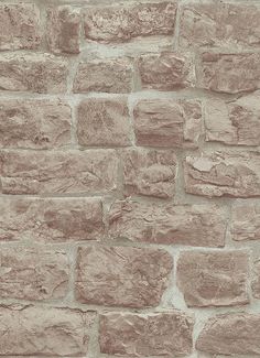 Briana Faux Brick Wallpaper in Beige and Brown design by BD Wall Faux Brick Wallpaper, Stone Wallpaper, Wallpaper For Sale, Faux Brick, Brick Wallpaper, Brick Patterns, Brown Wallpaper, Wood Stone, Modern Urban