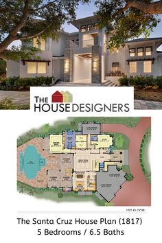 the santa cruz house plan 817 5 bedroom / 6 5 bath is available for sale