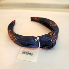 J. Crew Crewcuts Girls Tartan Plaid Headband Brand New With Tags Classic Tartan Headband Poly, Acrylic. Spot Clean. Bd125 Gw1101 Denim Headband, Butterfly Hair Accessories, Leopard Print Headband, Plaid Headband, Rainbow Headband, Big Bow Headband, Antler Headband, Glitter Headbands, Wire Headband