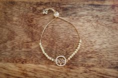 Get inspired by our 18k gold-played Tree of Life bracelet, featuring an adjustable design for wrist size. Tree Of Life Bracelet, Charm Bracelets, Tree Of Life, Get Inspired, Favorite Jewelry, Beauty Book, Jewelry Bracelets, 18k Gold, Charm Bracelet