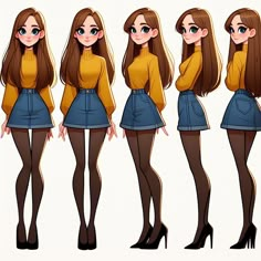 2d Character Design Illustration, Paris Illustration, Animation Art Sketches, Cartoon People, Model Sheet, Female Cartoon, Animation Art Character Design, Painting Of Girl, Cartoon Character Design