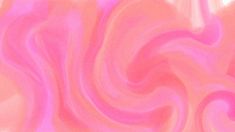 an abstract painting with pink and blue swirls in the center on a white background