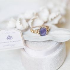 This is a vintage style gemstone engagement with a hexagon cut purple amethyst setting in a filigreed band. Its romantic purple color makes it look feminine, delicate and elegant.  Features * Made to Order.  * Material: 925 Silver with Gold Plated * Gold Color: Yellow Gold  * Stone Type: Natural Purple Amethyst, White Mother of Pearl & CZ * Ready to Ship in 7-10 Business Days  Want to find out more? Check out my shop https://www.etsy.com/shop/ZoeJewelryStudio Thank you for taking the time to look at my shop. I hope you enjoy my designs as much as I enjoyed creating them for you! ★ ★ ★ Each order will be beautifully packaged for gift giving in a jewelry box. Thank you for visiting my jewelry shop! Zoe Return and Refund: We accept returns except for discounted orders, rush orders, and custom Vintage Amethyst Ring With Accent Stones For Promise, Lavender Birthstone Ring In Fine Jewelry Style, Heirloom Purple Rings With Accent Stones, Formal Lavender Amethyst Birthstone Ring, Heirloom Style Purple Promise Ring, Heirloom Purple Promise Ring, Lavender Birthstone Ring Fine Jewelry, Vintage Wedding Rings With Gemstone Accents, Lavender Rings With Gemstone Accents For Gift