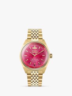 Vivienne Westwood Watch Pink, Watches Woman, Dream Wishlist, Pretty Watches, Skandinavian Fashion