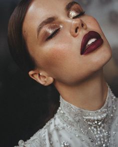 Holiday Eye Makeup, Editorial Make-up, Winter Make Up, Magazine Makeup, Holiday Eye, Holiday Makeup Looks, Beauty Make-up