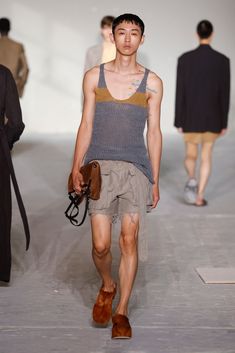 Dries Van Noten Menswear, Tiny Shorts, Soft Tailoring, Romantic Look, Mens Spring, Spring Summer 2017, Dries Van Noten, Spring 2024, 2024 Collection