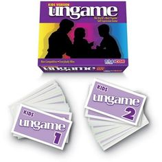 the game has two cards and one card in front of it, with an image of people