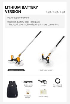 X4 Solar Cleaning Brush Main Features:
1.Telescopic rod
Material:Aluminum alloy
Length (M):3.5M/ 5.5M/ 7.5M
Number of stanzas (section):3/4/5
Diameter (MM):36/39.5/43
Wall thickness:1mm
Number of stanzas (section):3/4/5

2.DC motor 
Total power: 300W
Voltage: DC24V
Rotate speed: 350r/min

3.Brush head
Brush diameter:32CM
Cleaning width :65CM
Usage Time: Over 5 years 
Material:Nylon wire Photovoltaic System