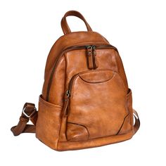 Step up your fashion game with this stylish ladies' backpack. Crafted from genuine leather, this waterproof backpack is both practical and fashionable. It features a soft handle strap for comfortable carrying and offers ample interior and exterior pockets, including a convenient silt pocket. Handmade with attention to detail, this vintage-inspired backpack is a must-have accessory for any fashion-forward woman.SpecificationsBrand Name: GeraldBlack Origin: Mainland ChinaCN: GuangdongMain Material: Genuine LeatherGenuine Leather Type: Cow LeatherLining Material: Organic CottonBackpacks Type: SoftbackInterior: Cell Phone PocketInterior: Interior Zipper PocketHandle/Strap Type: Soft HandleExterior: Silt PocketDecoration: NONEClosure Type: zipperTechnics: EmbossingCapacity: Below 20 LitreItem T Ladies Backpack, Vintage Backpacks, Outdoor Backpacks, Waterproof Backpack, Female Girl, Real Fur, Bagpack, Fashion Luxury, Black Backpack