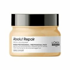 L'Oreal Professionnel Absolut Repair Lipidium Hair Masque - 250ml + Ship Fast l Brand L'Oréal Professionnel Hair Type Dry Liquid Volume 250 Millilitres Item Dimensions LxWxH 47.8 x 23.8 x 13.2 Centimeters Product Benefits Provides 13X resistance to hair damage*; Deeply nourishes, conditions and repairs damaged hair; Leaves hair feeling stronger, smoother and softer to touch. *Instrumental test shampoo + mask on damaged hairProvides 13X resistance to hair damage*; Deeply nourishes, conditions and repairs damaged hair; Leaves hair feeling stronger, smoother and soft… See more Item Weight 250 Grams Item Form Liquid Recommended Uses For Product Hydrates,Protein,Resistance,Nourishing,Nourishes Age Range (Description) Adult Package Type Jar NOTE:- Company may change outer packing from time to ti Mascara Loreal, Dry Hair Mask, Quinoa Protein, Hair Repair Mask, Repair Mask, Hair Protein, Hair Masque, Nourishing Shampoo, Dry Damaged Hair