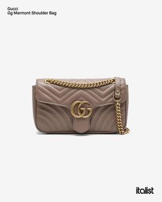 Gucci GG Marmont Matelassé Bag - A chic and versatile mini bag featuring the iconic GG logo and quilted leather design, perfect for any stylish occasion. Gucci Gg Marmont Matelasse, Gucci Gg Marmont, Gg Logo, Gg Marmont, Quilted Leather, Leather Design