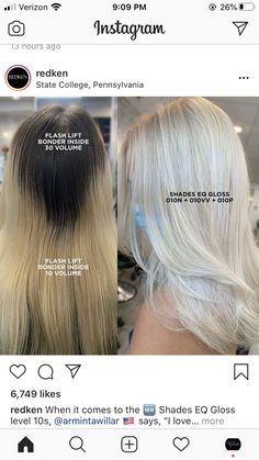 Beautiful Short Haircuts, Toner For Blonde Hair, Blonde Toner, Silver Blonde Hair, Icy Blonde Hair, Colored Hair Tips, Women Hairstyles Long