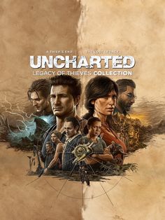 the poster for uncharted