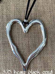 Silver open large heart boho style necklace | Etsy Bohemian Heart Jewelry For Everyday, Nickel-free Metal Open Heart Necklace, Adjustable Open Heart Necklace With Heart Charm, Adjustable Open Heart Charm Necklace, Bohemian Heart-shaped Necklace With Large Pendant, Bohemian Heart Necklace With Large Pendant, Bohemian Necklace With Large Heart Pendant, Valentines Surprise, Boho Style Necklaces