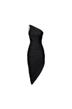 a black dress on a white background