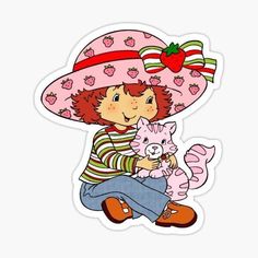 Strawberry Shortcake Aesthetic, Shortcake Aesthetic, Strawberry Sticker, Black Strawberry, Preppy Stickers, Cute Laptop Stickers, Scrapbook Stickers Printable, Vinyl Sticker Paper