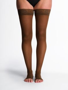 Style Sheer hosiery offers fashionable sheerness you can feel comfortable in, making it ideal for dress and professional wear.; Fashionable for professional and dress wear.; Consistent sheerness throughout leg.; Double-covered inlay yarns provide comfort and allow product to easily glide on and off.; Comfortable SensinnovÂ® top band prevents slipping. Sore Legs, Heavy Legs, Café Mocha, Professional Wear, Top Band, Sheer Fashion, High Knees, Womens Maternity, Medium Long