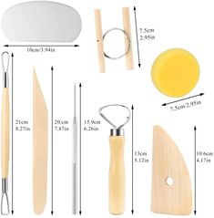 the tools needed to make a cheese grater are shown in different sizes and shapes