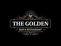 the golden bar and restaurant logo