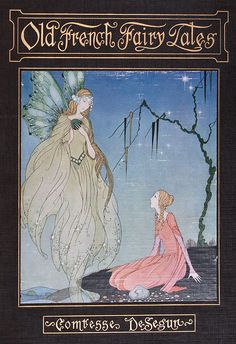 an old french fairy tales book cover