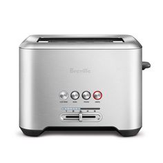 Breville 'A Bit More' 2-Slice Toaster, Brushed Stainless Steel Breville Toaster, Cord Storage, Types Of Bread, Crumpets, English Muffin, Eating Raw, Toaster Oven, Rice Cooker, Bagels