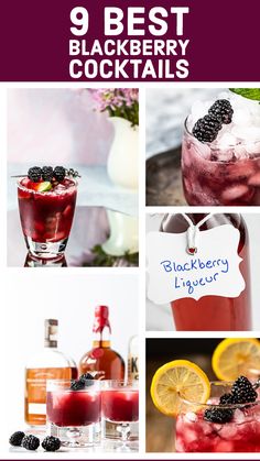 the 9 best blackberry cocktails to drink this fall and winter season, including blackberries, raspberry liqueur, lemonade