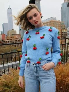 Lirika Matoshi, Knitwear Fashion, Jacquard Knit, Knit Fashion, Knitted Jumper, Womens Clothing Sizes, Knitting Inspiration, Look Chic, Crochet Clothes