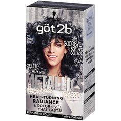 Find Schwarzkopf Got2b Metallics Permanent Hair Color, M73 Smoky Steel on eBay in the category Health & Beauty>Hair Care & Styling>Hair Color. Best Grey Hair Dye, Got2b Metallics, Metallic Hair Dye, Got 2b, Metallic Hair Color, Schwarzkopf Got2b, Lavender Hair Colors, Platinum Hair Color, Grey Hair Dye