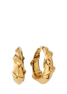 Find ALEXANDER MCQUEEN Snake Hoop Earrings on Editorialist. Alexander McQueen hoop earrings feature a snake motif Gold-plated brass For pierced ears Made in Italy Man Jewellery, Snake Motif, A Snake, Pierced Ears, Ear Piercings, Alexander Mcqueen, Versace, Mens Jewelry, Alexander