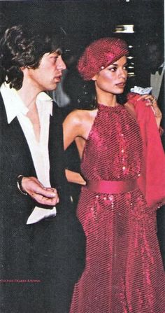 bianca jagger | designlovefest Retro Party Outfit, Bianca Jagger