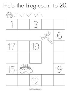 a printable worksheet with numbers and letters to help children learn how to write the