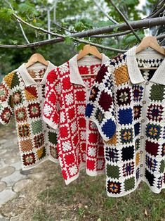 Crochet Shirt, Authentic Shirt, Beige Shirt, Knit Shirt, Handmade Shirt, Vintage Shirt, Unisex Shirt, Oversize Shirt, Burning Man Clothing - Etsy Cotton Crochet Short Sleeve Shirt, Short Sleeve Crochet Cotton Shirt, Short Sleeve Cotton Crochet Shirt, Casual Multicolor Crochet Top With Granny Square, Casual Multicolor Granny Square Top, Casual Handmade Short Sleeve Tops, Bohemian White Tops With Granny Square Details, White Bohemian Top With Granny Square Details, Retro Multicolor Crochet Tops