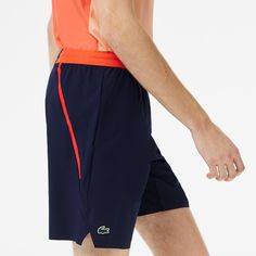 Made for champions. With Lacoste expertise. These fashion-forward shorts are the new must-have. Go-dry Tennis Activewear Shorts, Moisture-wicking Short Tennis Activewear, Athleisure Tennis Athletic Shorts, Sporty Athletic Shorts For Tennis, Functional Go-dry Tennis Shorts, Go-dry Tennis Shorts, Functional Tennis Shorts, Sporty Short Tennis Activewear, Athleisure Tennis Shorts