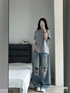 Mode Shoes, Korean Outfit Street Styles, Tomboy Outfits, Tomboy Style Outfits, Quick Outfits, Easy Trendy Outfits, Simple Trendy Outfits