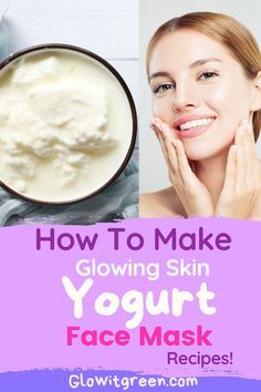 Yogurt Face Mask, Banana Face Mask, Mask Recipes, Skin Face Mask, Hydrating Face Mask, Eco Beauty, Face Mask Recipe, Beauty Foods, Homemade Face Masks