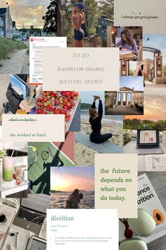 #dietitian #nutritionist #graduate #bachelors #nutrition #aesthetic #study #motivation #rorygilmoreaesthetic #college #moodboard #collage #green #masters Nutrition Degree Aesthetic, Nutritionist Vision Board, Nutrition Major Aesthetic, Dietetics Aesthetic