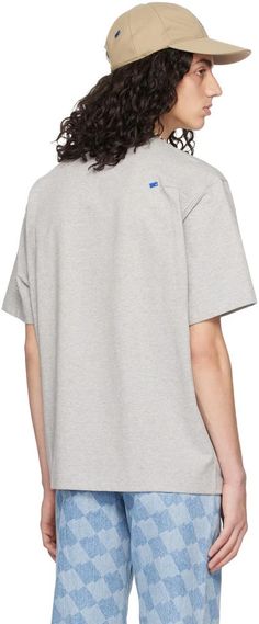 ADER error.Gray Sollec T-Shirt.Cotton-blend jersey T-shirt..· Rib knit crewneck.· Logo and graphics embroidered at front.· Saddle shoulders.· Textile logo flag at back.Supplier color: Grey.Body: 75% cotton, 25% polyester. Trim: 97% cotton, 3% elastane..Made in South Korea..231039M213007 College Crew Neck T-shirt With Embroidered Logo, Crew Cotton T-shirt With Embroidered Logo, Cotton Athletic Heather T-shirt With Logo Print, Athletic Heather Cotton Crew Neck T-shirt, College Embroidered Logo T-shirt With Short Sleeves, Gray Cotton T-shirt With Logo Print, Grey Logo Print Crew Neck T-shirt, Athletic Heather Crew Neck T-shirt With Logo, Athletic Heather T-shirt With Logo Crew Neck