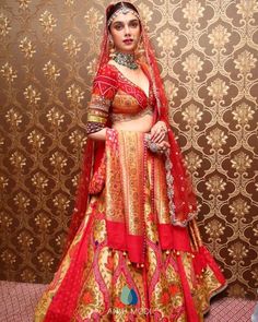 Aditi Rao, Indian Bride Outfits, Bridal Outfit, Indian Bridal Wear, Indian Bridal Outfits, Bridal Lehenga Choli