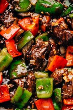 Peper Steak, Steak Stirfry Recipes, Pepper Steak Stir Fry, Steak Stir Fry, Easy Stir Fry Recipes, Crockpot Recipes Beef Stew, Beef Steak Recipes, Mapo Tofu, Easy Stir Fry