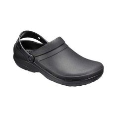 Do your shoes live up to your career specialty? Everything that makes Crocs so comfortable works overtime in these clogs from the Crocs @ Work Collection. With thicker construction at the toes and metatarsal areas, increased arch support, and nubbed Croslite foam footbeds for a massage-like experience with every step. Size: 5 M. Color: Black. Gender: unisex. Age Group: adult. Black Clogs, Latest Shoes, Shoe Store, Dansko Professional Clog, Arch Support, Shoes Online, Kids Shoes, Clogs, Athletic Shoes