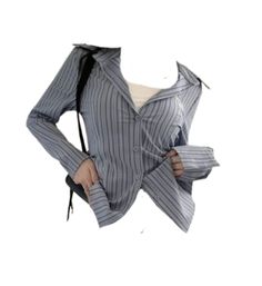 Trendy Stretch Blouse For Office, Trendy Office Shirt, Trendy Long Sleeve Office Shirt, Trendy Fitted Long Sleeve Blouse, Striped Long Sleeve Top For Fall, Fall Striped Long Sleeve Top, Blue Long Sleeve Winter Blouse, Trendy Office Shirt For Fall, Long Sleeve Shirt For Spring Office Wear