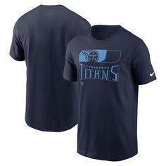 Stay cool and comfortable while repping the Tennessee Titans with this Nike Air Essential T-Shirt. The crew neck delivers a comfortable feel all day, making it a great choice for game day or any day. This tee is a must-have for any Tennessee Titans fan looking to rep their team with a touch of bold style. Nike Sports Fan T-shirt With Team Name, Nike T-shirt With Team Logo For Fan Merchandise, Nike T-shirt With Logo Print For Game Day, Sports Fan T-shirt With Logo Print And Crew Neck, Nike Sports T-shirt With Team Logo, Nike Fan Apparel T-shirt With Letter Print, Nike Team Spirit T-shirt With Logo Print, Nike T-shirt With Team Spirit Logo Print, Nike Cotton T-shirt With Team Logo