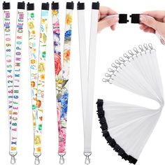 PRICES MAY VARY. Package content: you will receive 12 pieces of sublimation blank neoprene lanyards, each measuring approx. 17 x 0.8 inches in length, adequate quantity to satisfy your daily needs in use and replacement, and you can also share some with people around you Reliable material: these DIY blank lanyards with detachable buckles are made of tenacious neoprene and quality plastic, which are tear resistant so as to serve you for long-term working and wearing; You can use these neck lanyar Diy Lanyards, Badge Holders Diy, Diy Lanyard, Personalized Lanyards, Custom Lanyards, Badge Lanyard, Work Badge, Lanyard Keychain, Sublimation Blanks