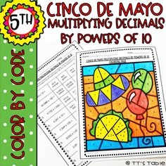 a book with an image of a piece of paper and the title cinco de mayo multi